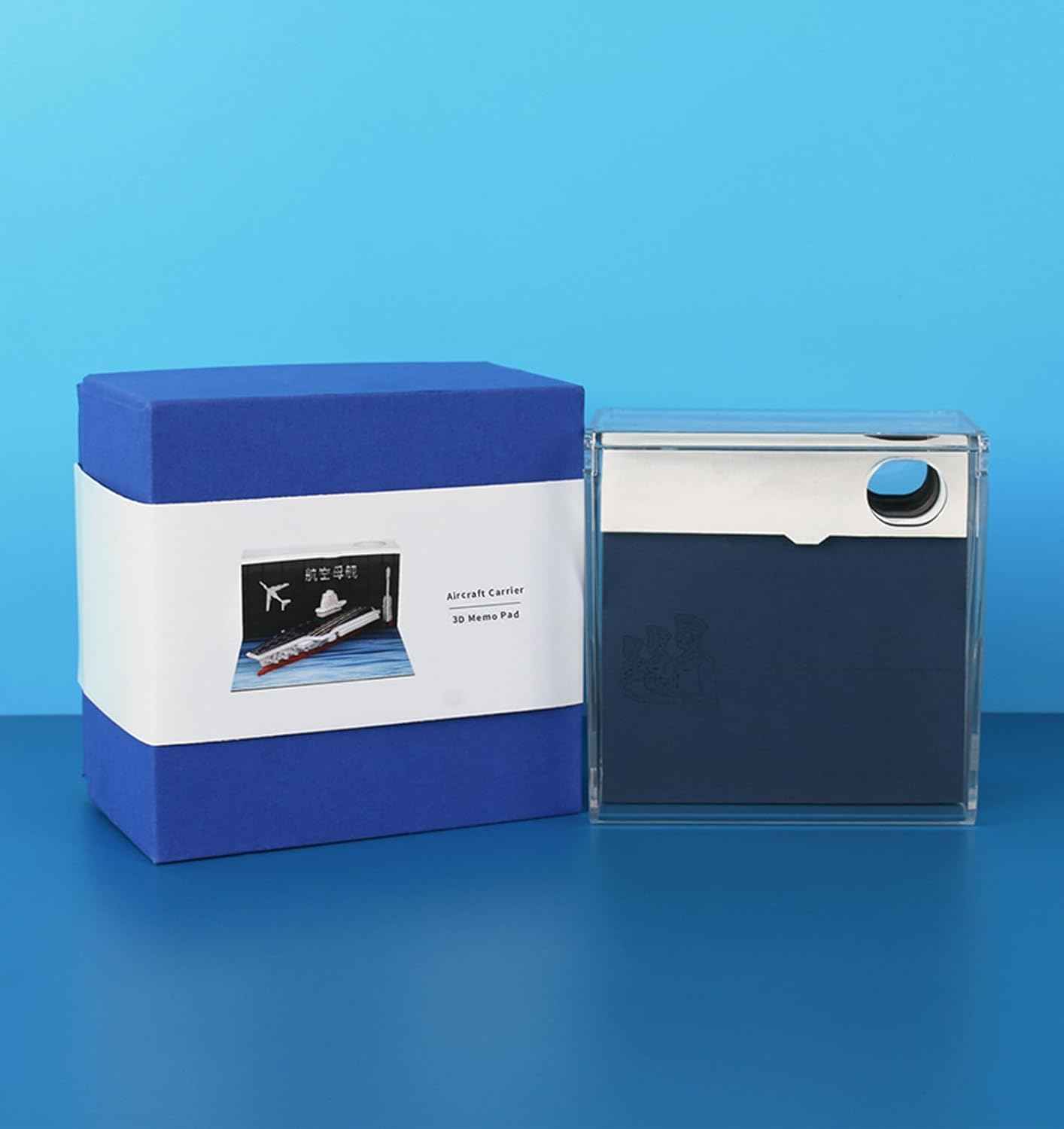 Aircraft Carriers Paper Notepad 3D Memo Pads with Pen Holder - TTpen
