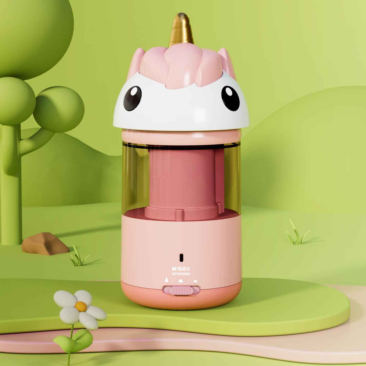 M&G Electric Pencil Sharpeners for Kids Pink Unicorn - TTpen