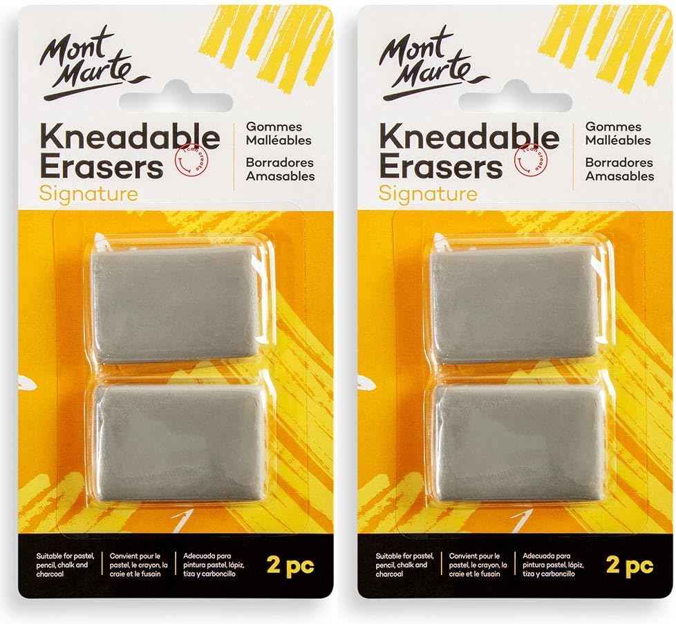 Mont Marte Kneadable Erasers Signature for Artists Drawing Sketching - TTpen