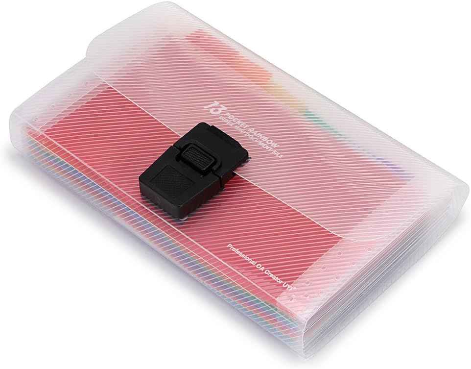 13 Pocket Accordian Mini Expanding File Folder A6 - TTpen