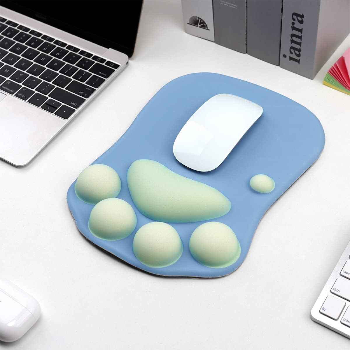 Cat Paw Mousepads Non-Slip Rubber Base Mousepad for Gaming PC Laptop - TTpen