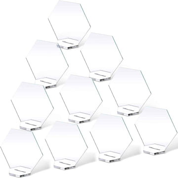 Sublimation DIY Acrylic Hexagon Table Place Card with Holder 10 Pack - TTpen
