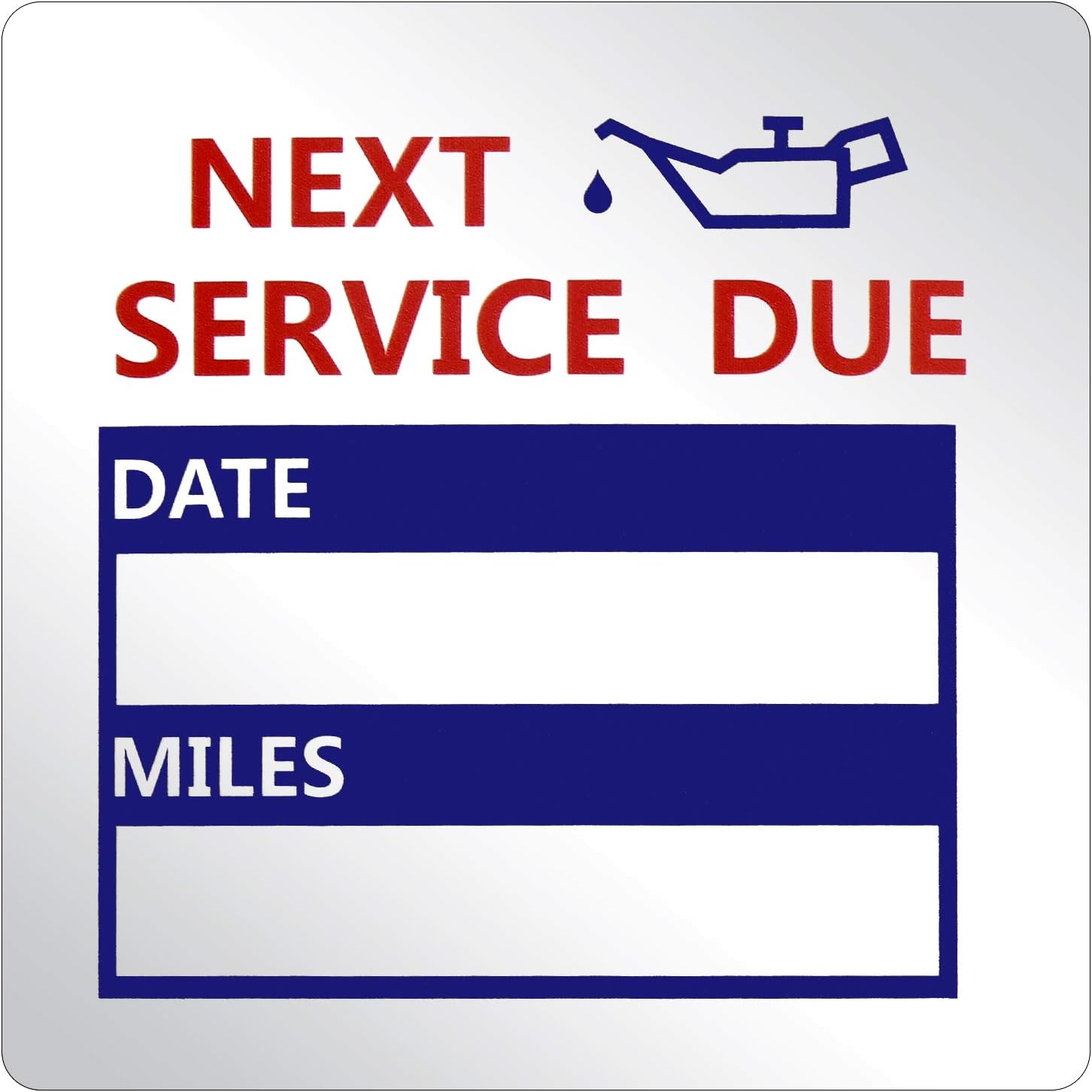 600Pcs Oil Change Reminder Stickers Service Reminder Labels