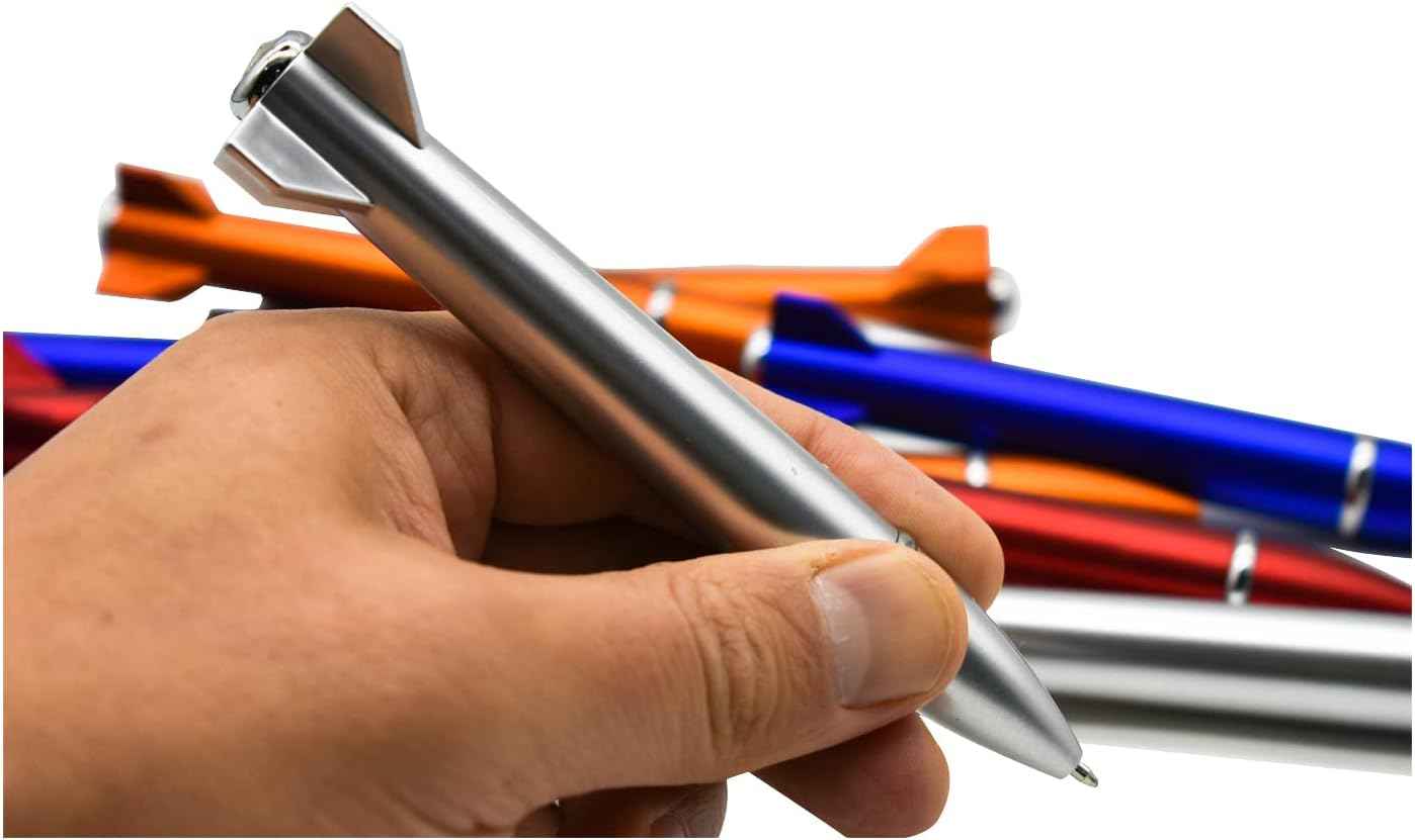 12PCS Mini Rocket Pens Unique Twist Ballpoint Pen For Kids School - TTpen