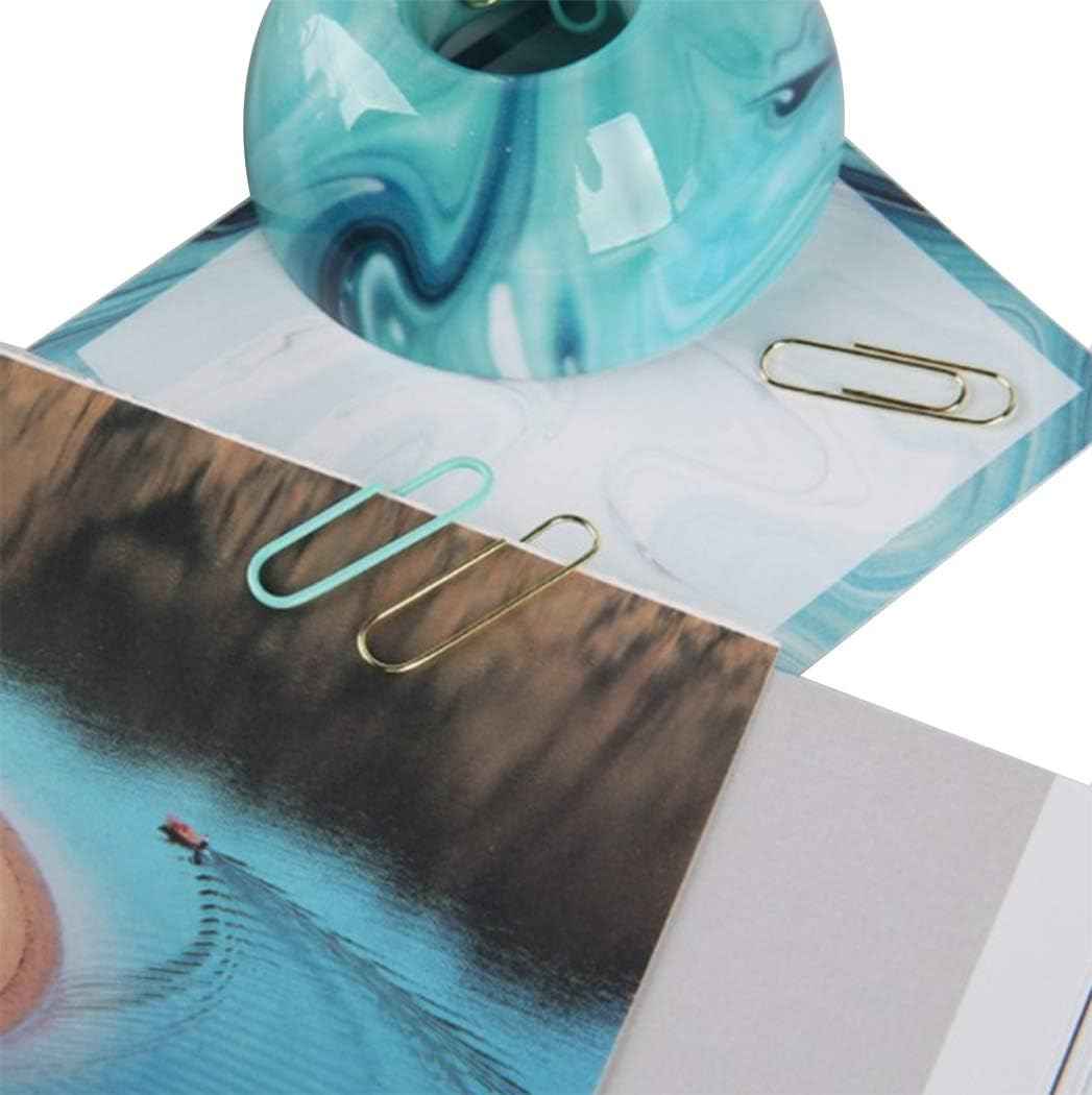 100pcs 28mm Paper Clips in Elegant Magnetic Clip Holder - TTpen