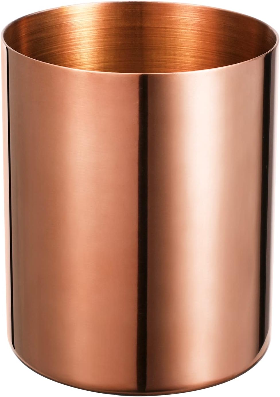 Stainless Steel Pencil Cup Pen Holder Rose Gold