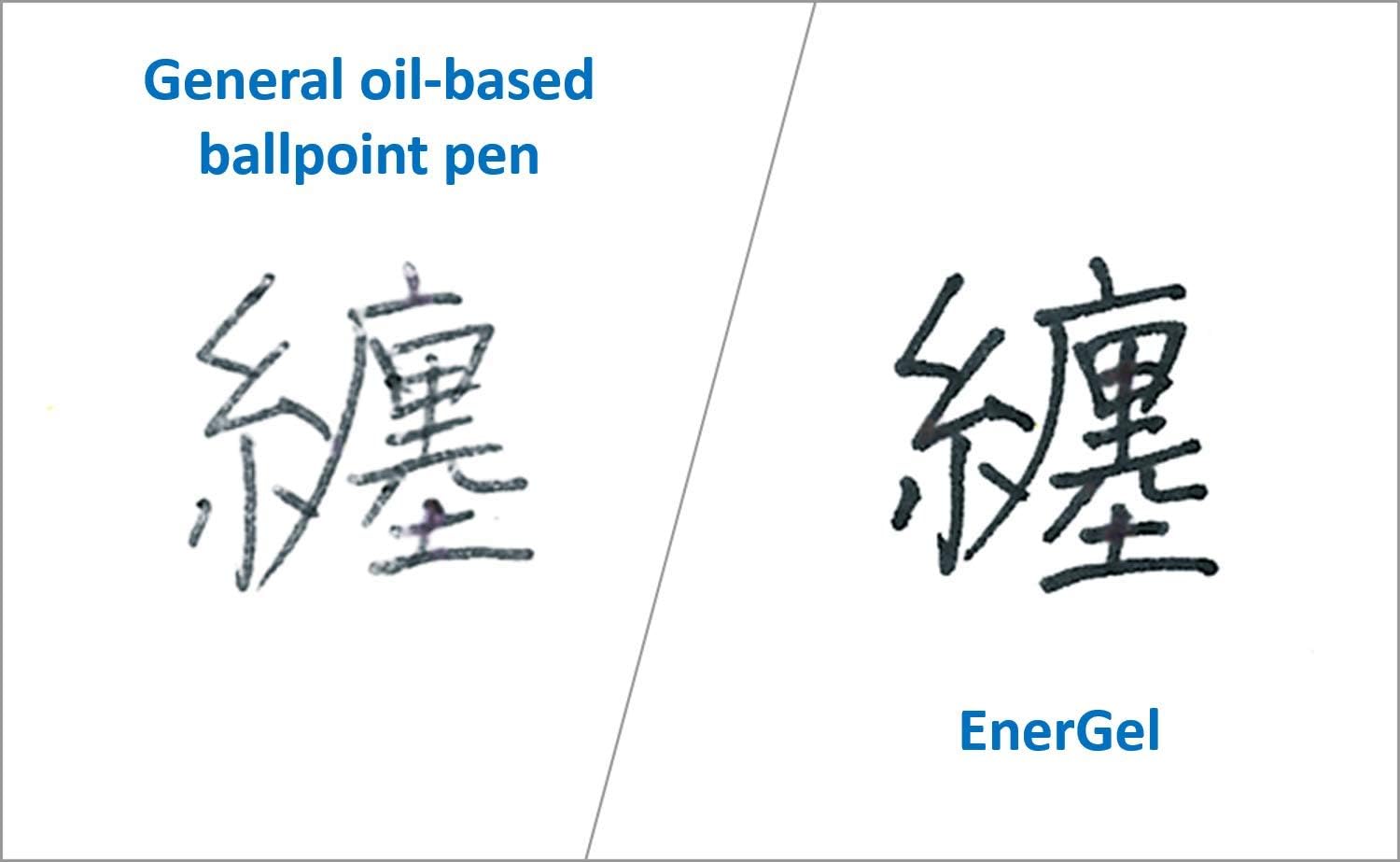 Pentel Energel Infree Gel Ink Ballpoint Pen 0.5mm,Needle Tip 10 Colors