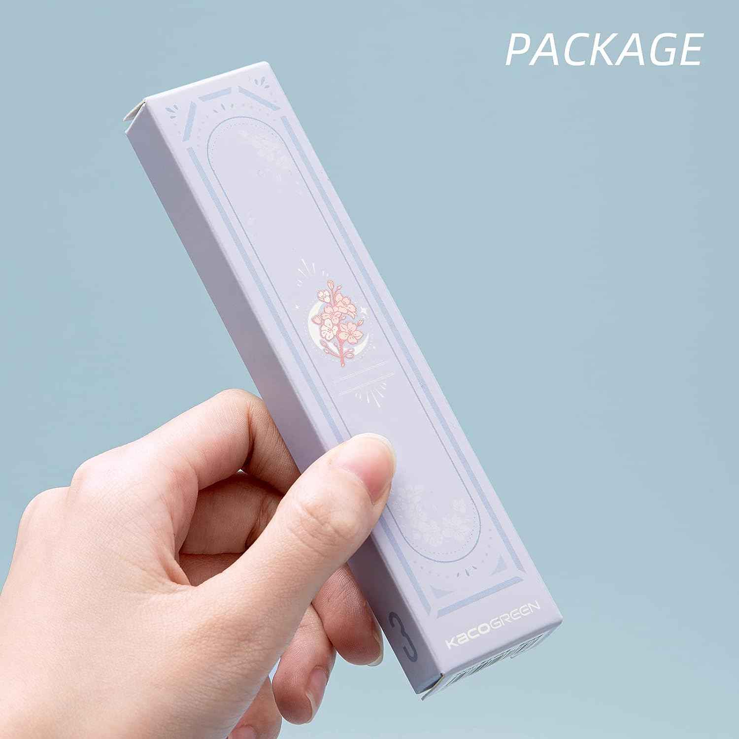 Kaco Rocket Retractable Gel Pens 0.5mm Fine Point 3 Pack - TTpen