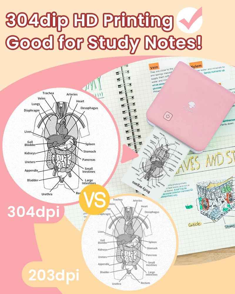 Phomemo M02 Pro Pocket Thermal Bluetooth Photo Printer Type-C Charging - TTpen