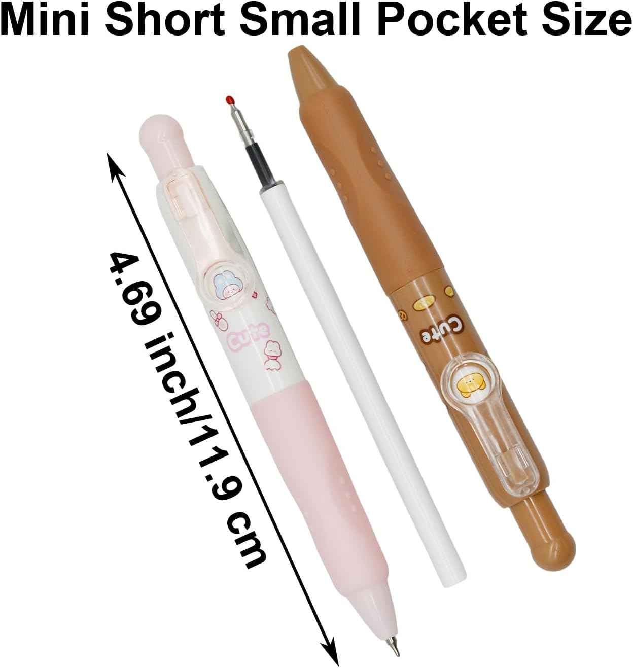 8Pcs Cute Mini Bunny and Bear Kawaii Rabbit Gel Pens