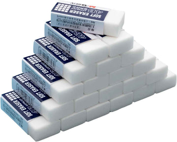 M&G 24 Pack 4B Soft Pencil Erasers - TTpen