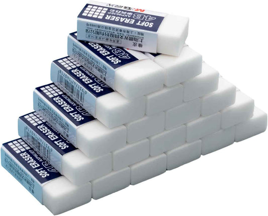 M&G 24 Pack 4B Soft Pencil Erasers - TTpen