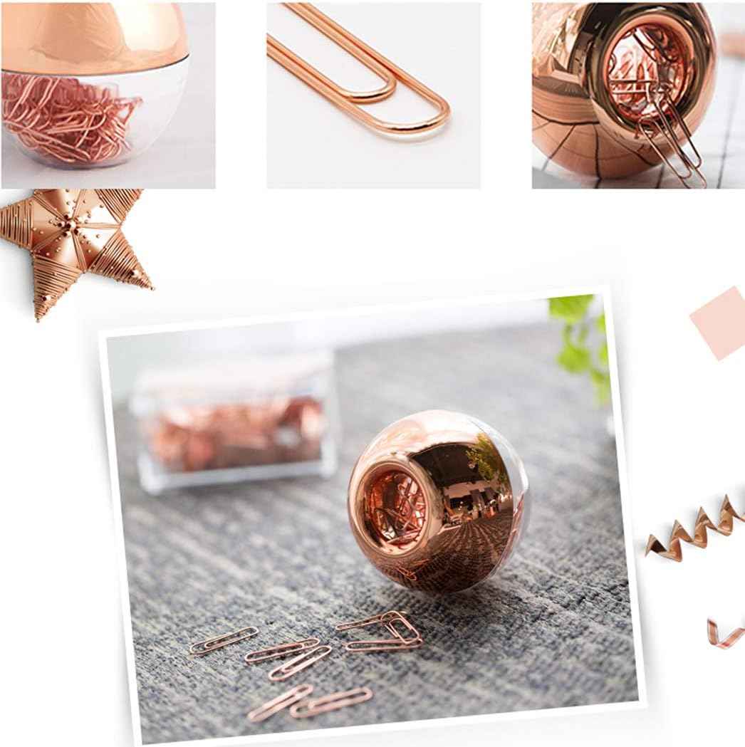 100pcs 28mm Paper Clips in Elegant Magnetic Clip Holder - TTpen