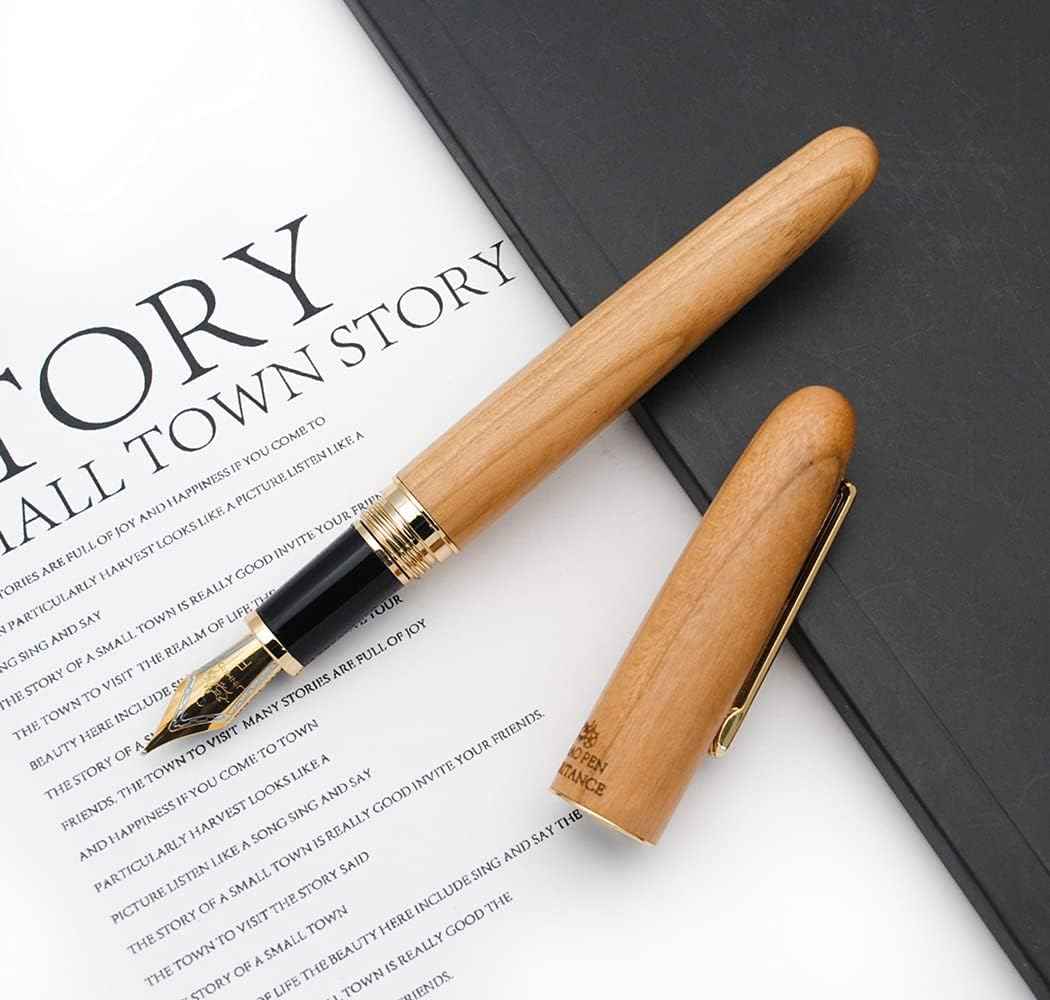 JINHAO 9036 Natural Wood Fountain Pen - TTpen