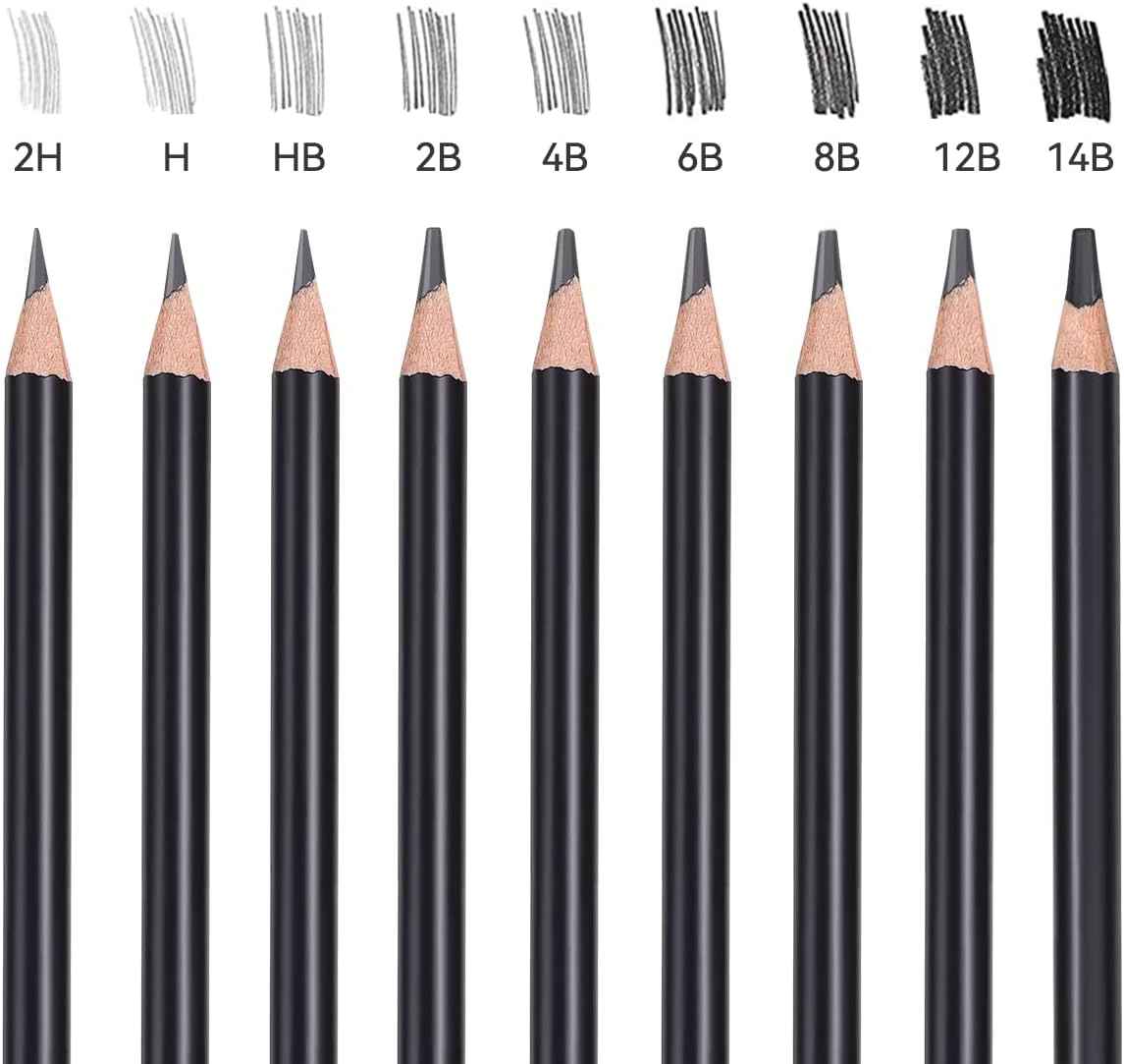 30pcs Professional Art Drawing Sketching Pencils - TTpen