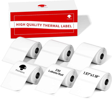 Phomemo M110/M120/M200/M220 Thermal Paper 40x30mm Labels White - TTpen
