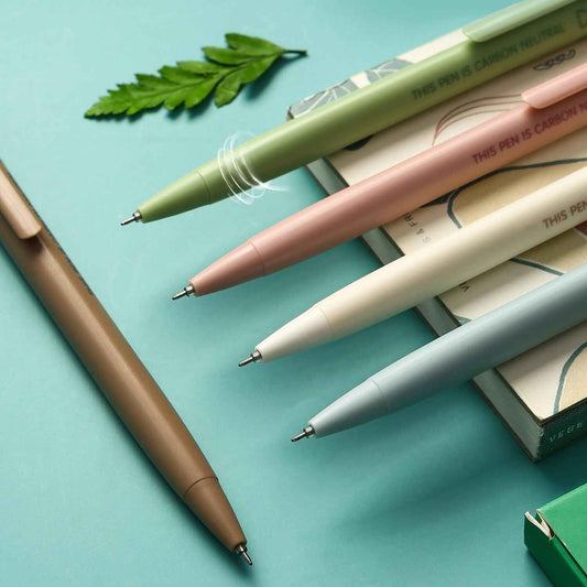 M&G Retractable Quick Dry Gel Ink Pen,0.5mm Fine Point 5 Pack - TTpen