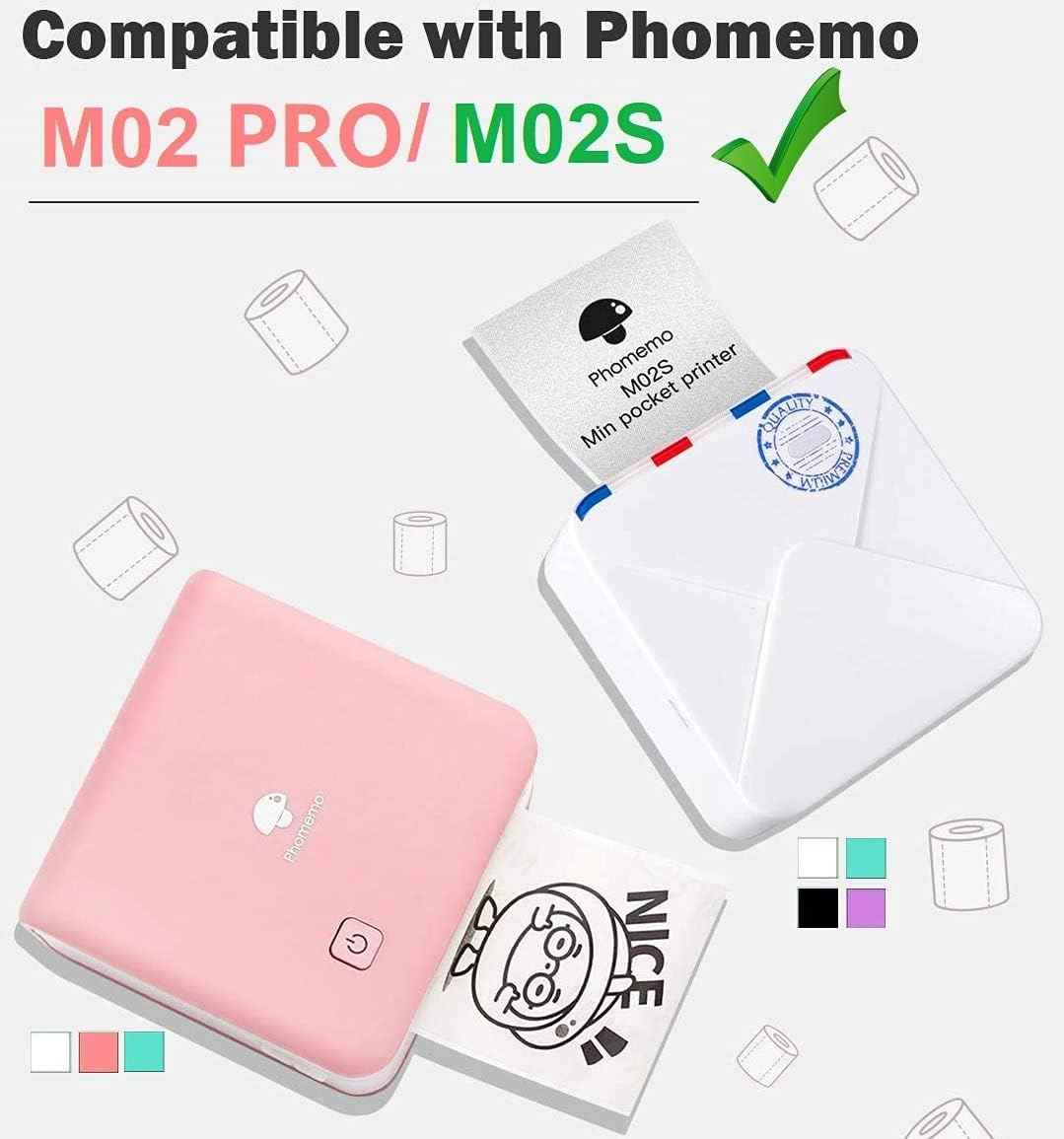 Phomemo 9 Roll 15mm Adhesive Thermal Paper for M02S/M02 Pro Printer - TTpen