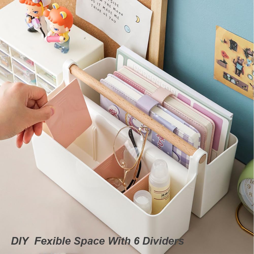 Plastic Art Supply Storage Organizer,Marker Pen Holder Craft Caddy