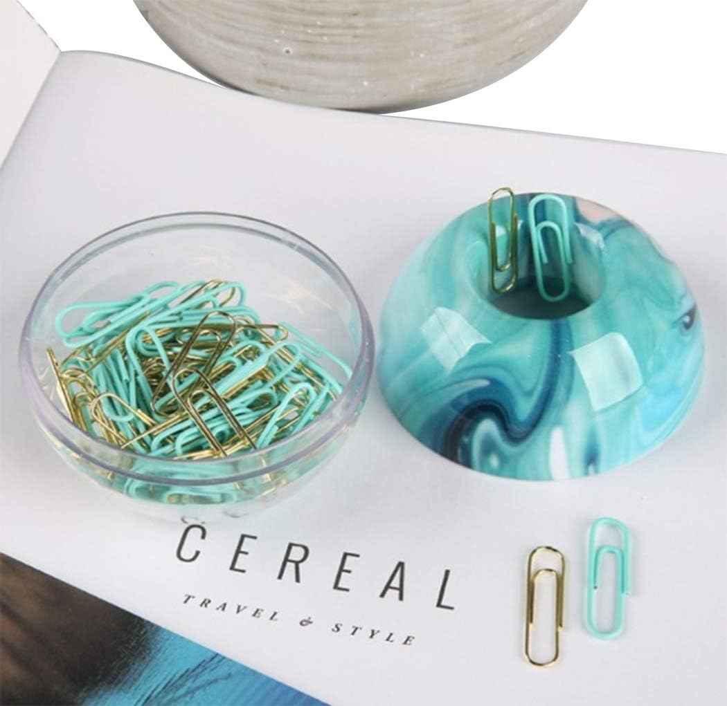 100pcs 28mm Paper Clips in Elegant Magnetic Clip Holder - TTpen