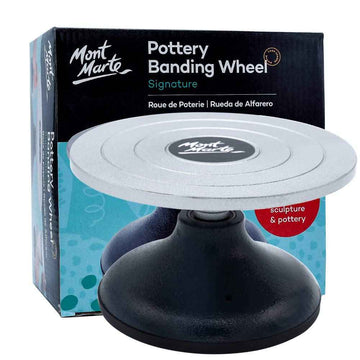Mont Marte Signature Pottery Banding Wheel, 7in (18cm) Diameter - TTpen