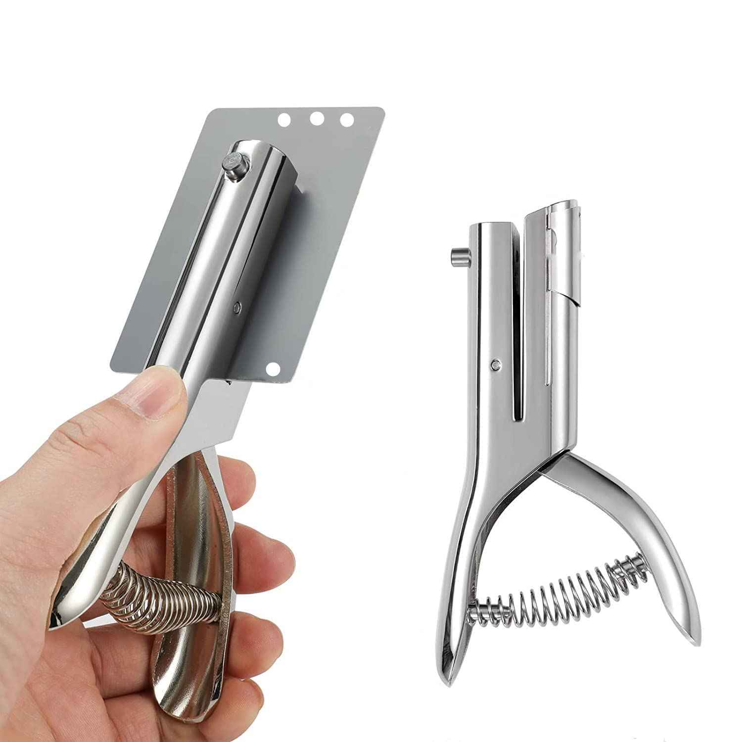 Heavy Duty Hand Held Long Hole Punch for Paper Cards Plastic Cardboard - TTpen