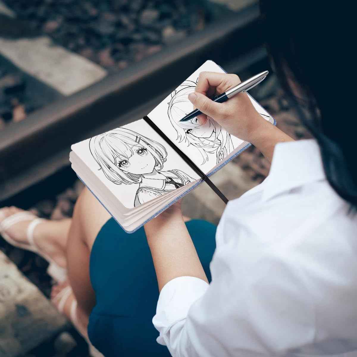 POTENTATE Watercolor Handbook,Cotton,300gsm,24 Sheets - TTpen