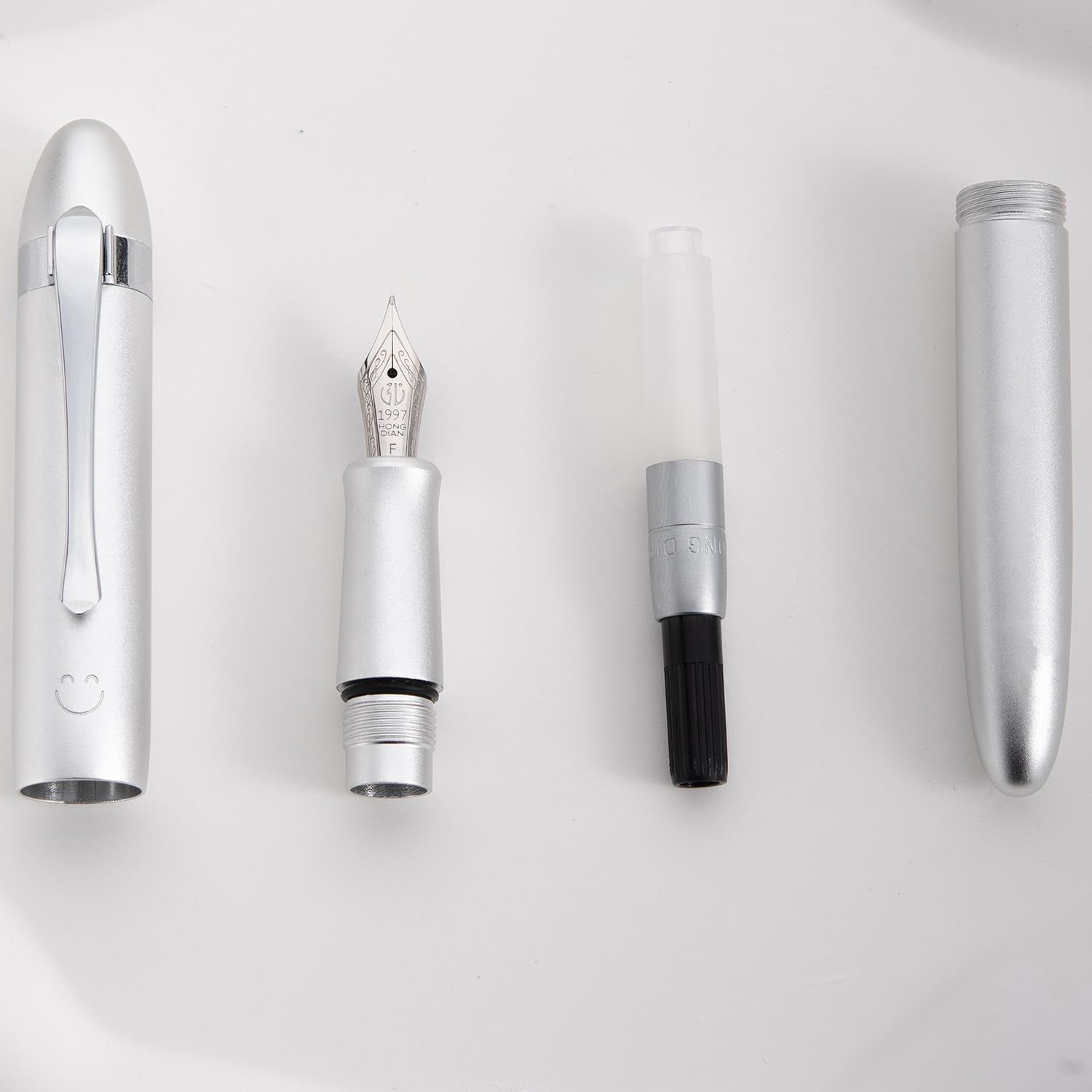 Hongdian Mini Pocket Travel Fountain Pen Submarine Shape Aluminium