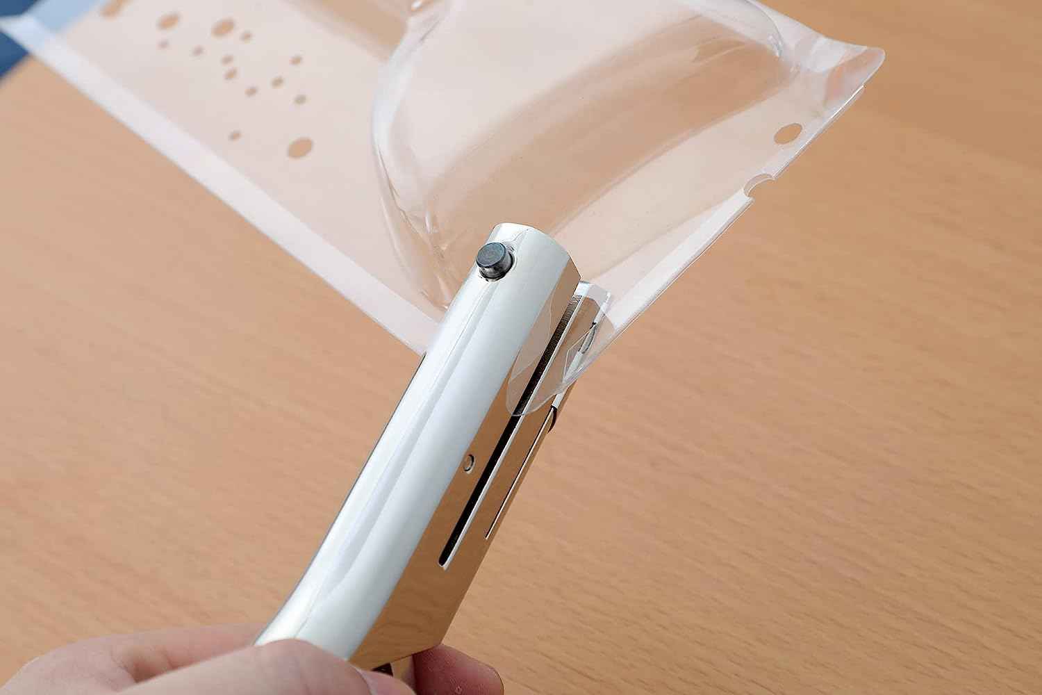 Heavy Duty Hand Held Long Hole Punch for Paper Cards Plastic Cardboard - TTpen