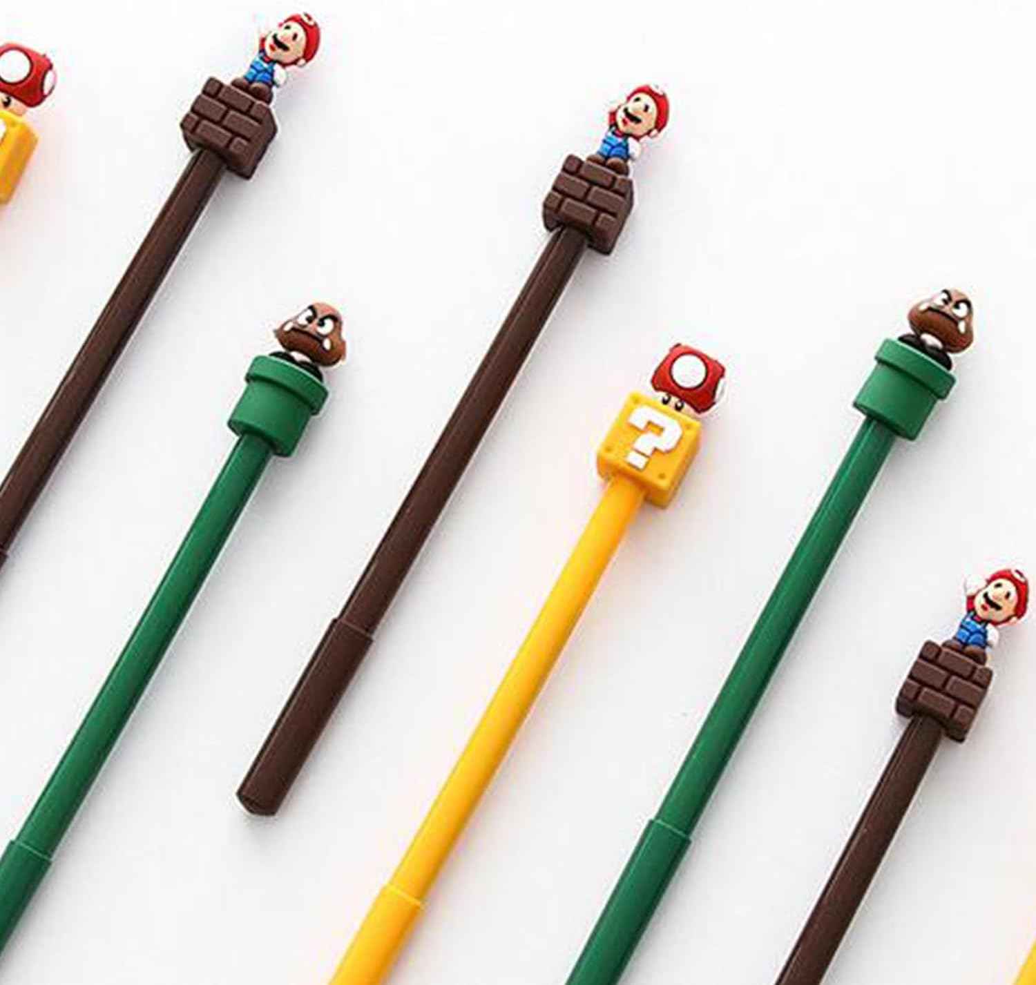 24Pcs Mario Party Favors Gel Pen - Mario Themed Gifts for Kids - TTpen