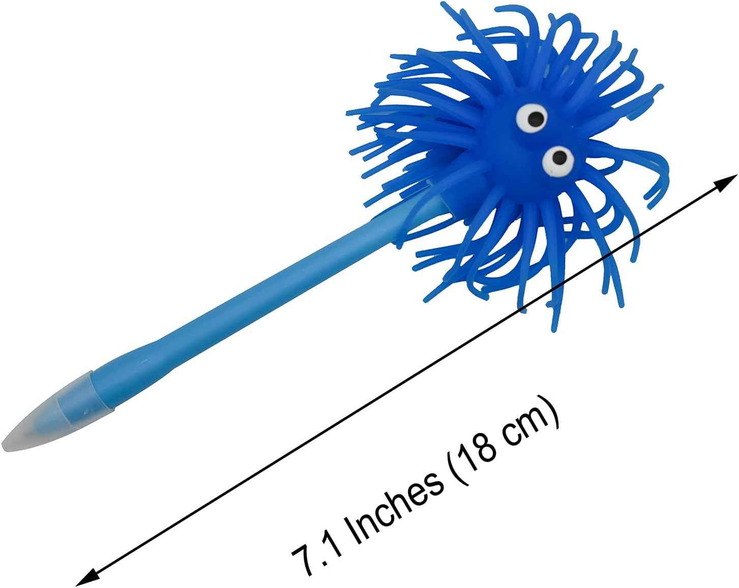 6 PCS Cute Sea Urchin Shaped Pens Soft Rubber Ballpoint Pens - TTpen