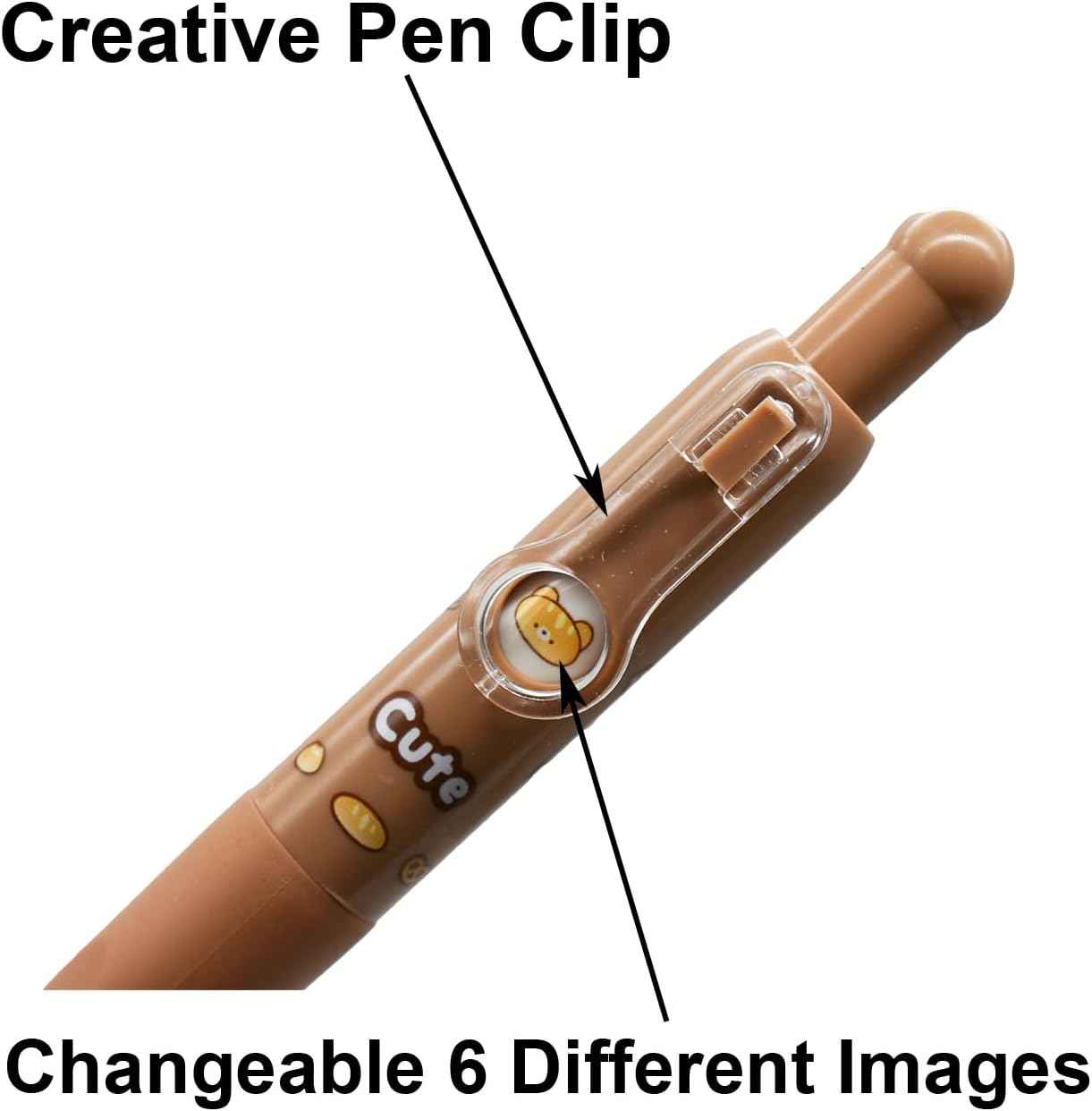 8Pcs Cute Mini Bunny and Bear Kawaii Rabbit Gel Pens