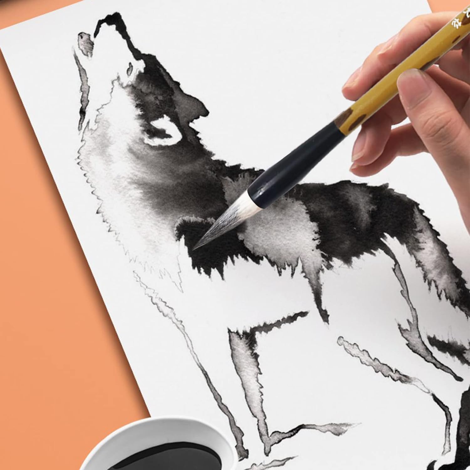 3 Size Bomboo Chinese Writing Calligraphy Brushes Set