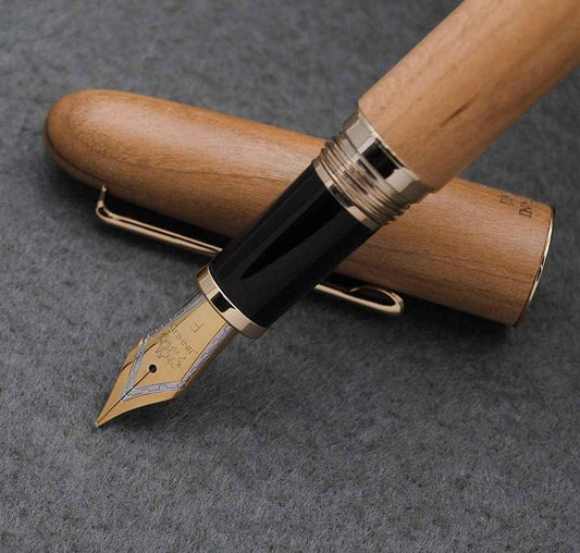 JINHAO 9036 Natural Wood Fountain Pen - TTpen