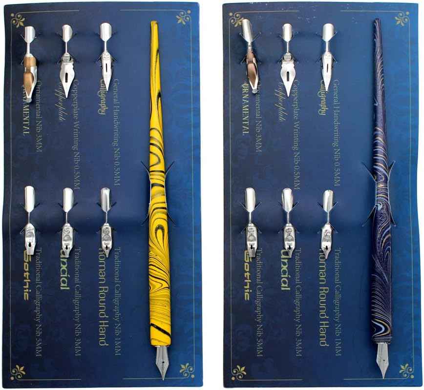 Manga Calligraphy Drawing Pen Dip Pen with 12 Nibs - TTpen