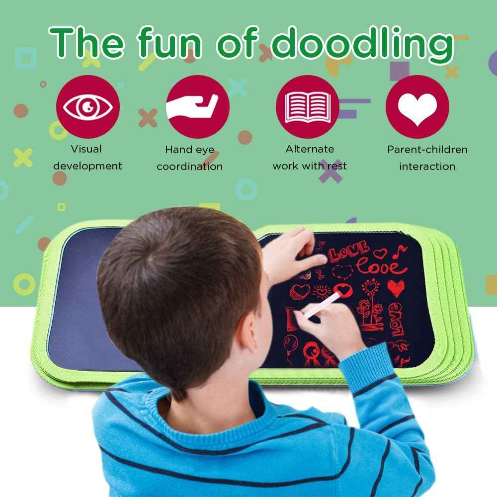 Erasable Doodle Book Drawing Pads for Kids with 12 Watercolor Pens - TTpen