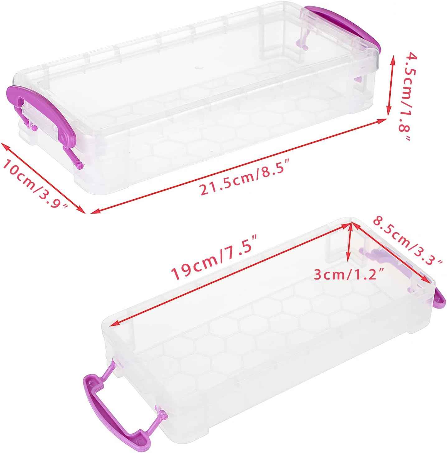 6 Large Capacity Pencil Box,Office Supplies Storage Organizer Box - TTpen