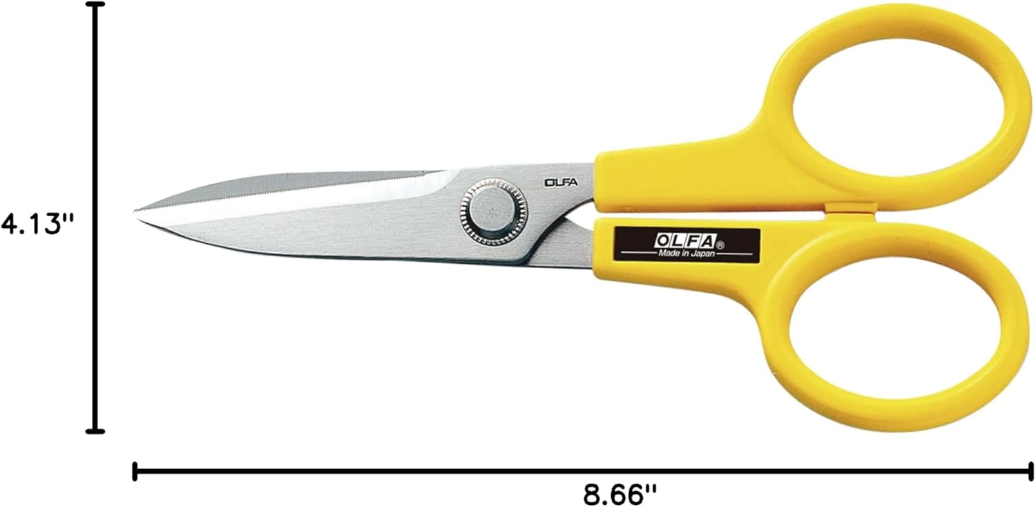 OLFA Japan 7 Inch Multi-Purpose Heavy-Duty Scissors (SCS-2)