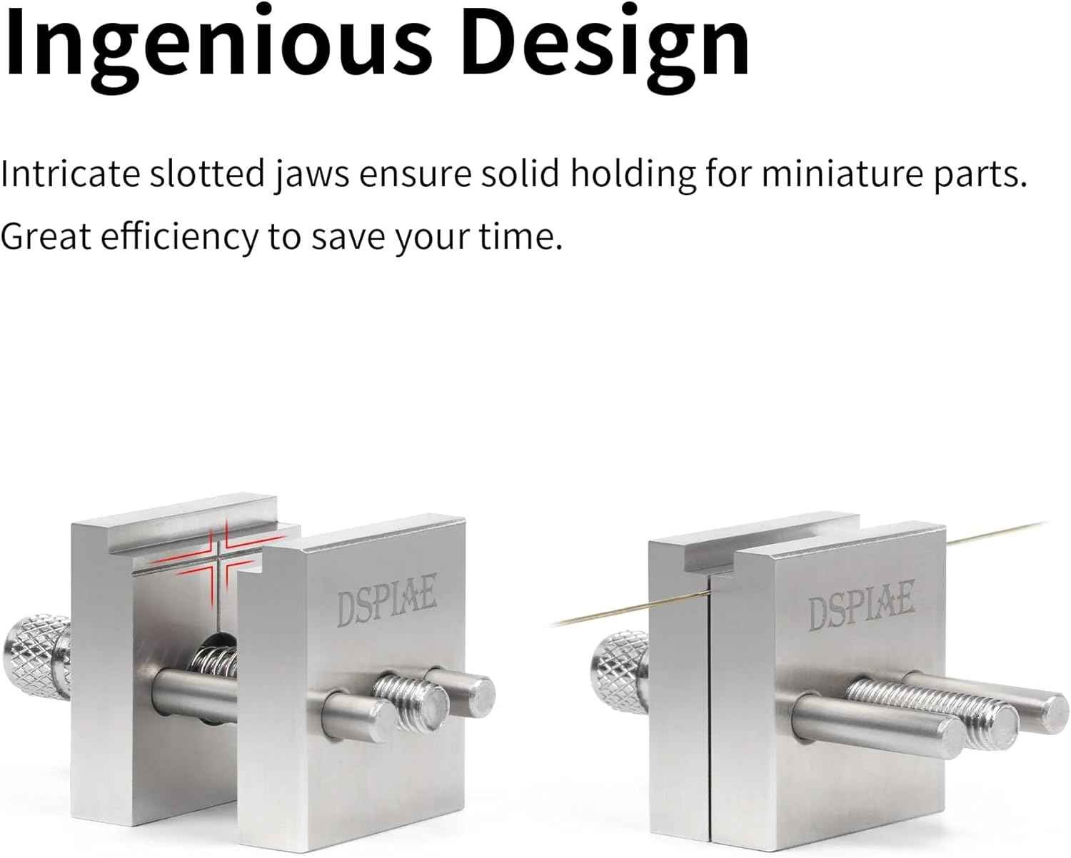 DSPIAE Stainless Steel Precision Mini Vise Grip Width 0.88inch - 0.22inch (AT-MV) - TTpen