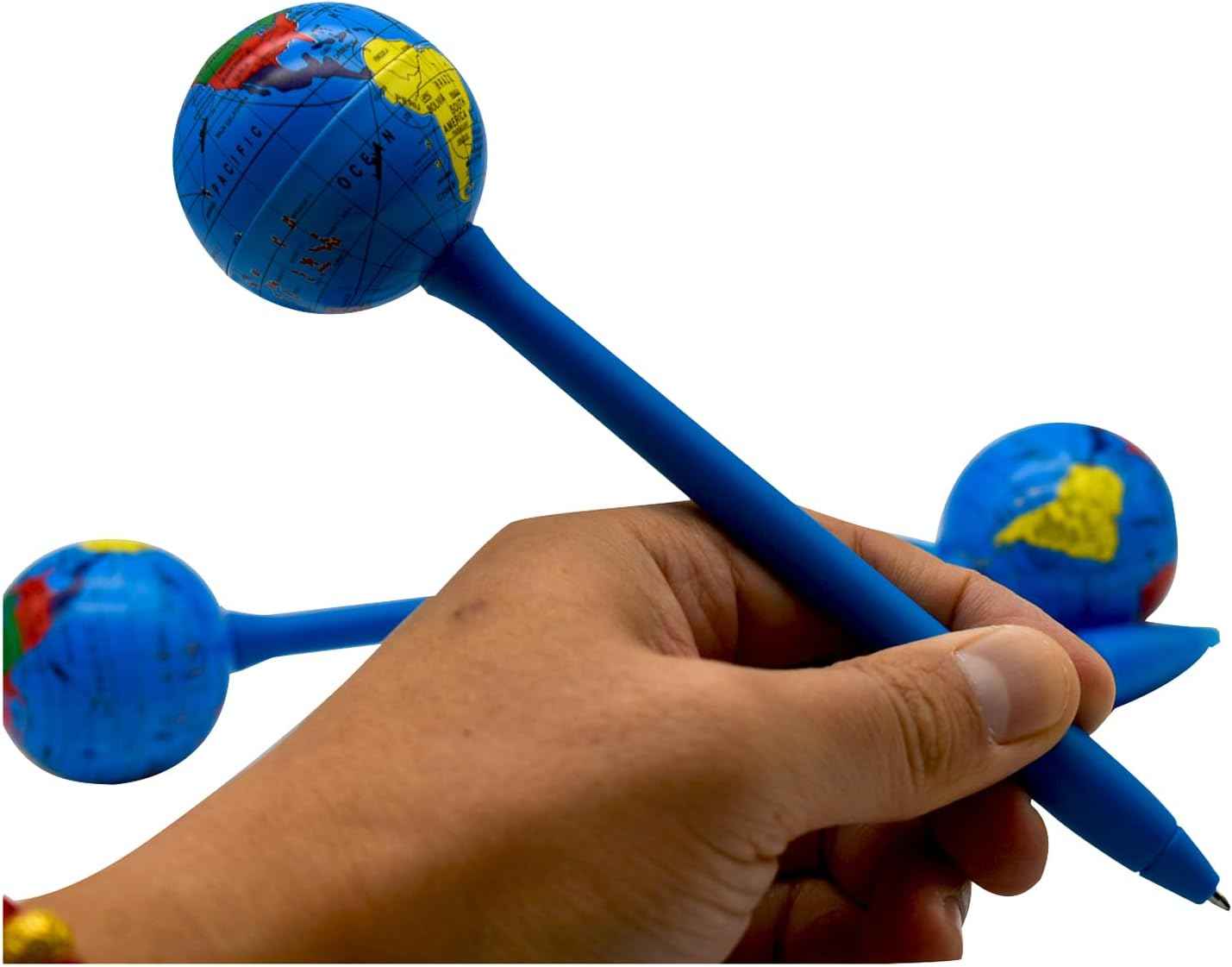 4PCS World Globe Earth Tellurion Ballpoint Pens 1.0MM Black Ink - TTpen
