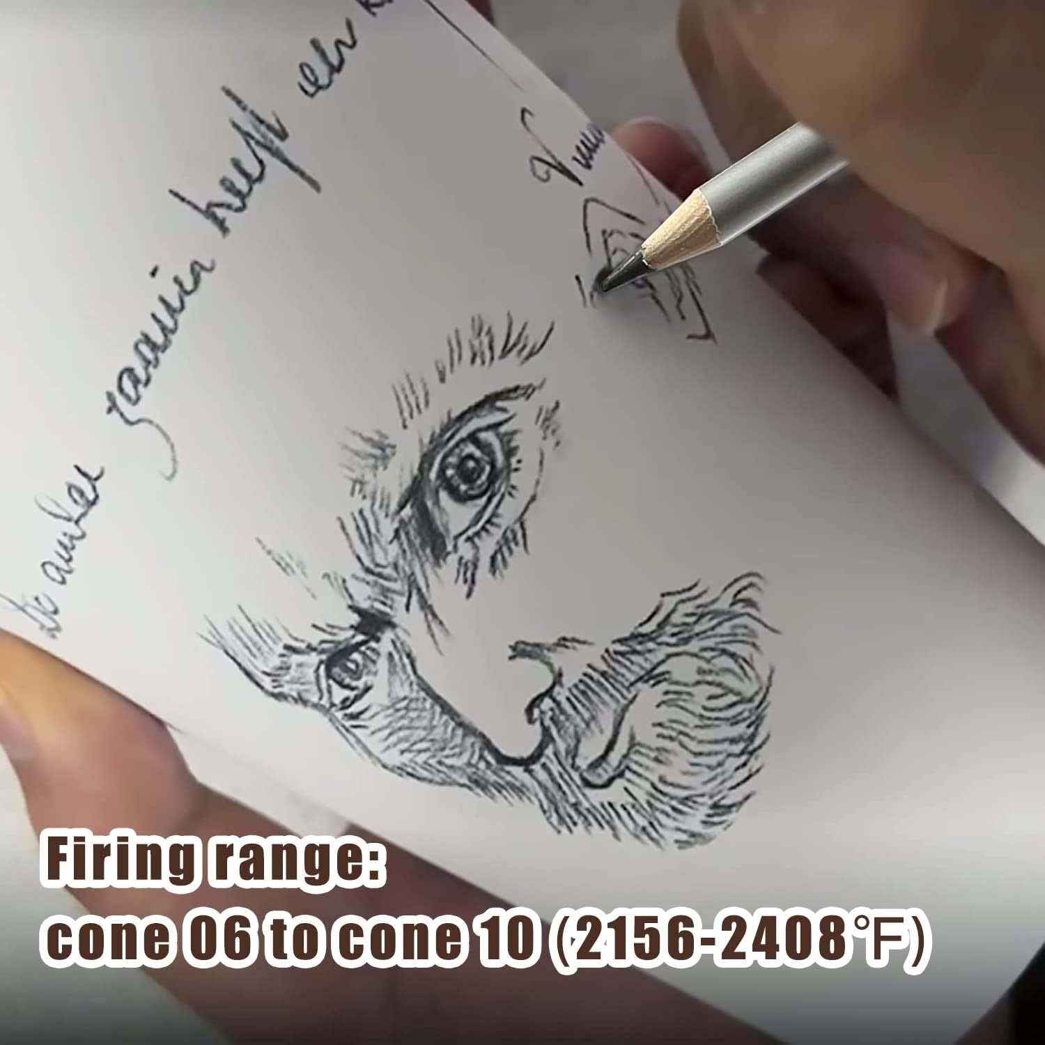 2pcs Gam Blue Colored Underglaze Pencils for Pottery - TTpen