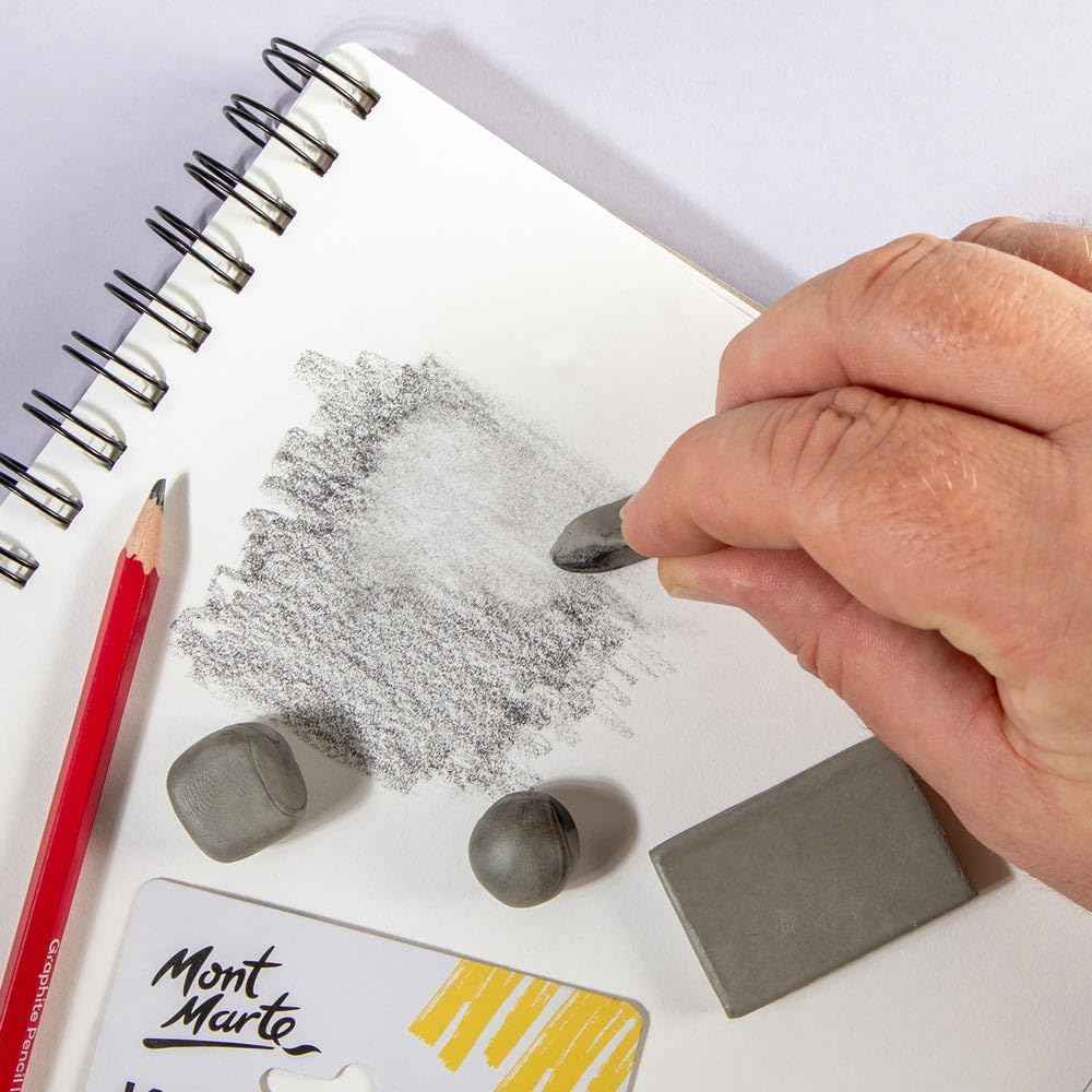 Mont Marte Kneadable Erasers Signature for Artists Drawing Sketching - TTpen