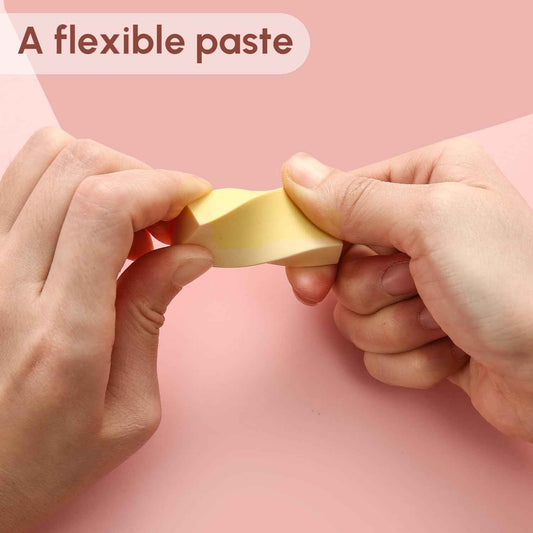 M&G 6Pcs Pencil Erasers Milk Tea Color Rectangular Art Erasers - TTpen