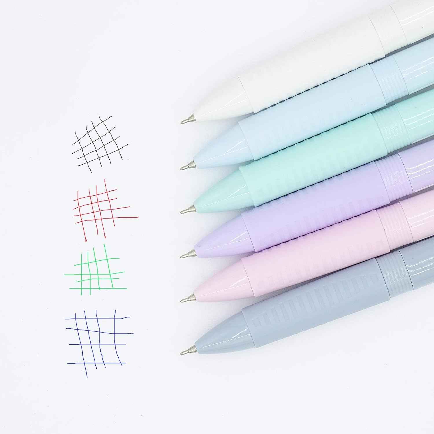 COLNK 4IN1 Multicolor Ballpoint Pen 0.5mm 6 Count - TTpen