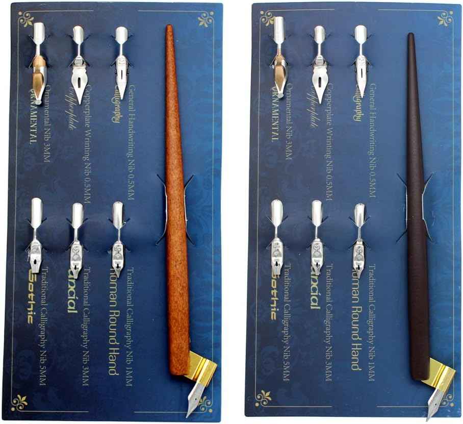 Manga Calligraphy Drawing Pen Dip Pen with 12 Nibs - TTpen