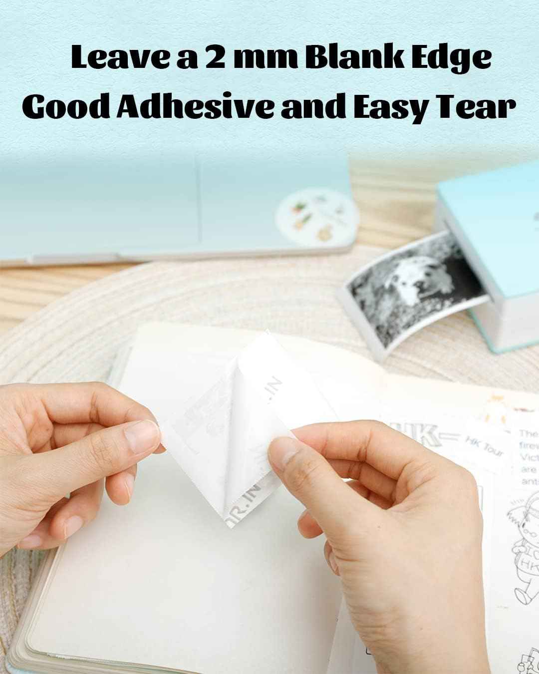 Thermal Paper for Phomemo M02 M03 Printer Black on White 50mm x 3.5m - TTpen