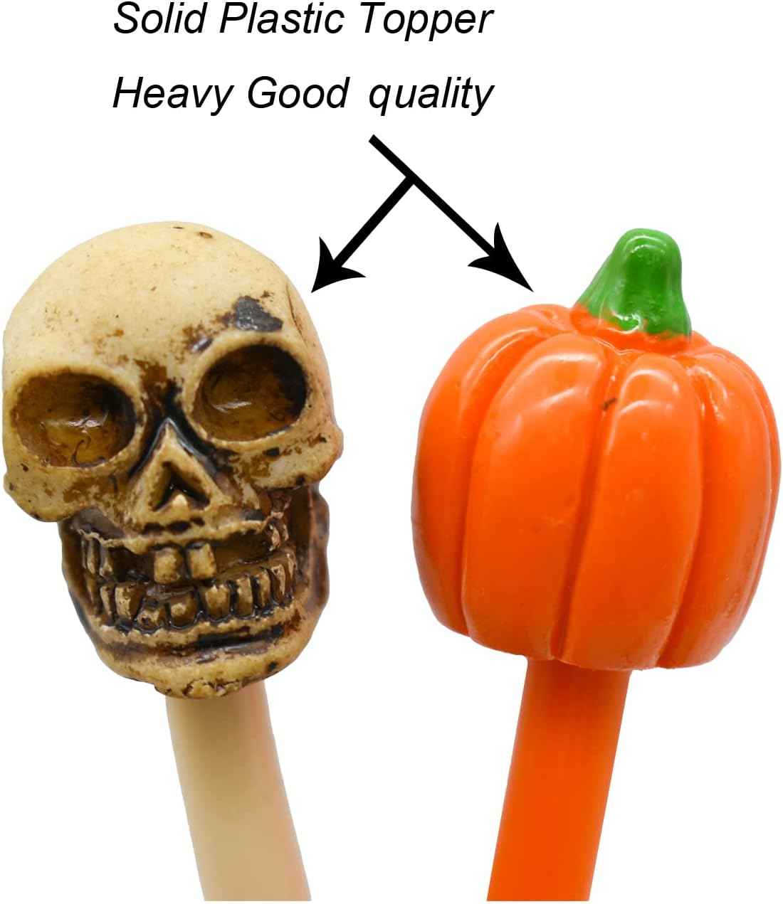 18 PCS Halloween Spooky Skull Pumpkin Grimace Vampire Ballpoint Pens - TTpen