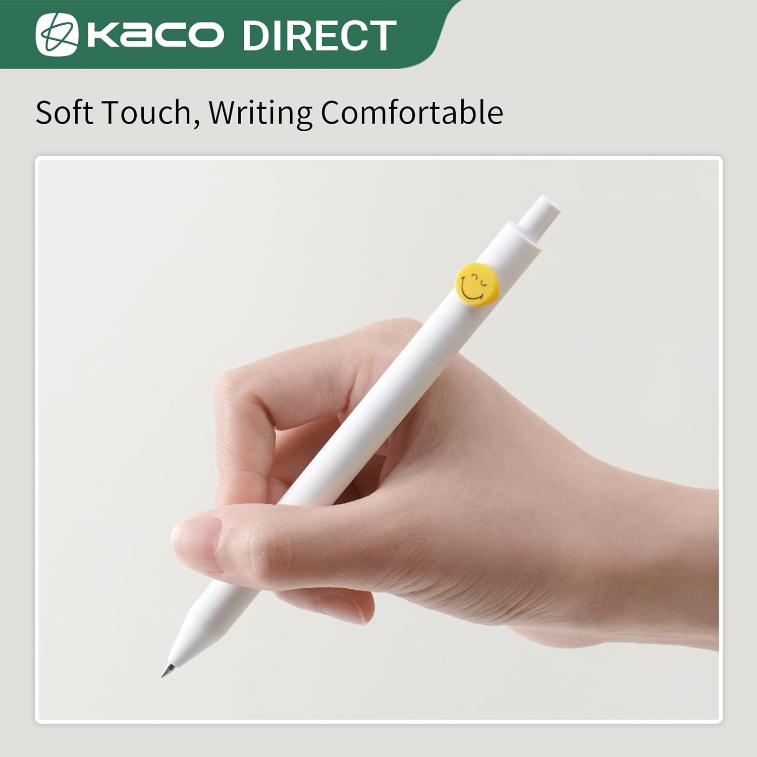 Kaco SMILEY WORLD Cute Gel Pens 10 Pieces Set