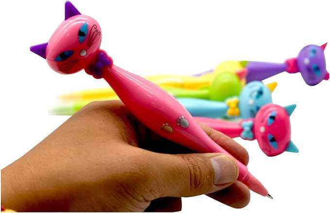 6PCS Cool Cat Ballpoint Pens For Kids School - TTpen