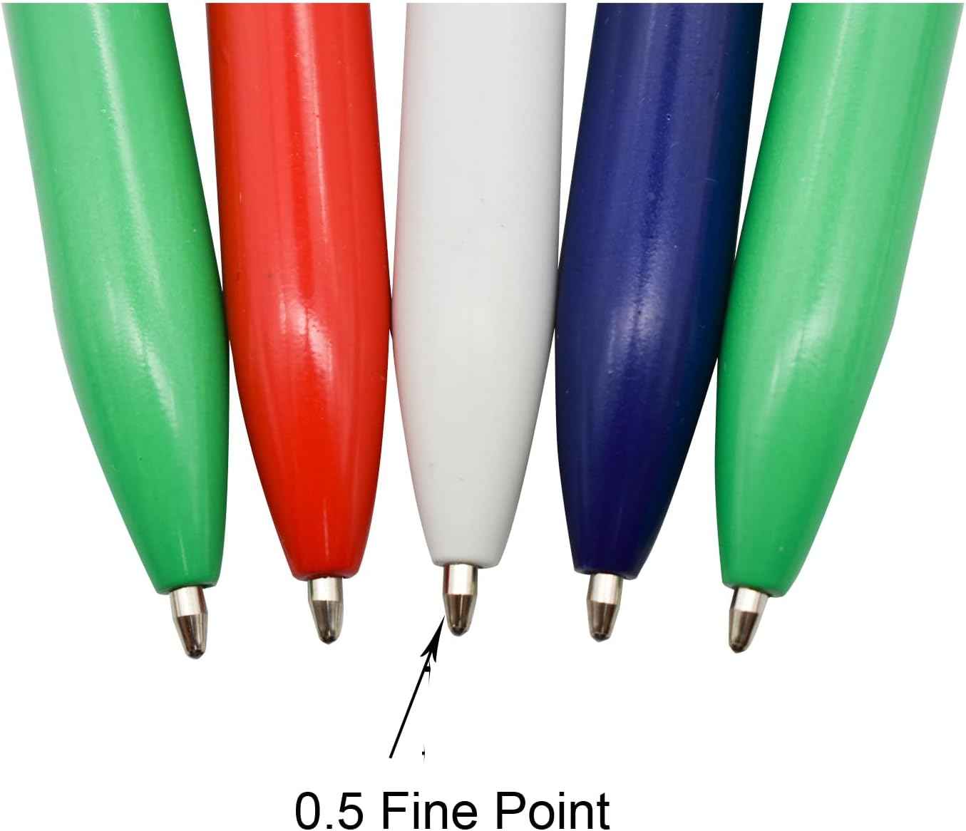 12PCS Fun Mustache Hat Ballpoint Pens Retractable Black Ink - TTpen